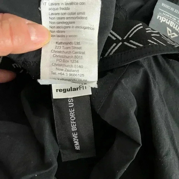 [Nz12/Us8]Kathmandu  EVRY-DAY Black Convertible Classic pants - Picture 12 of 14